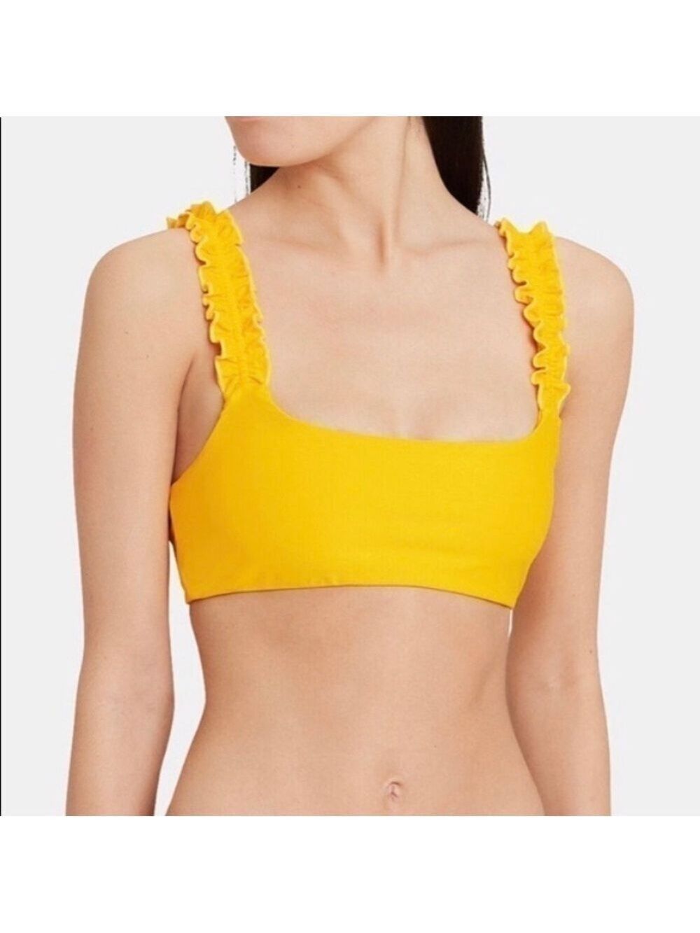 Nwt Ellejay Lanai ruffled swim top Size L